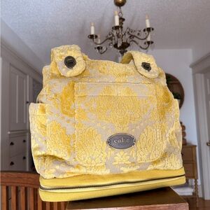 Petunia Pickle Bottom Cake Yellow Floral Baby Bag